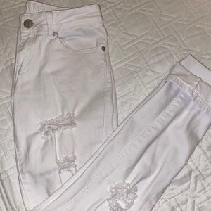 V.I.P. jeans size 3/4 white ripped